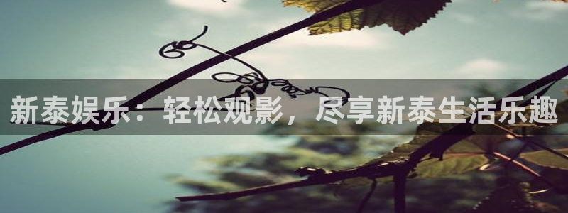 天富平台体育官网注册：新泰娱乐：轻松观影，尽享新泰生活乐趣