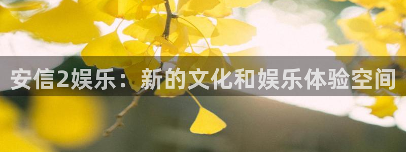 天富平台官网版下载链接：安信2娱乐：新的文化和娱乐体验空间